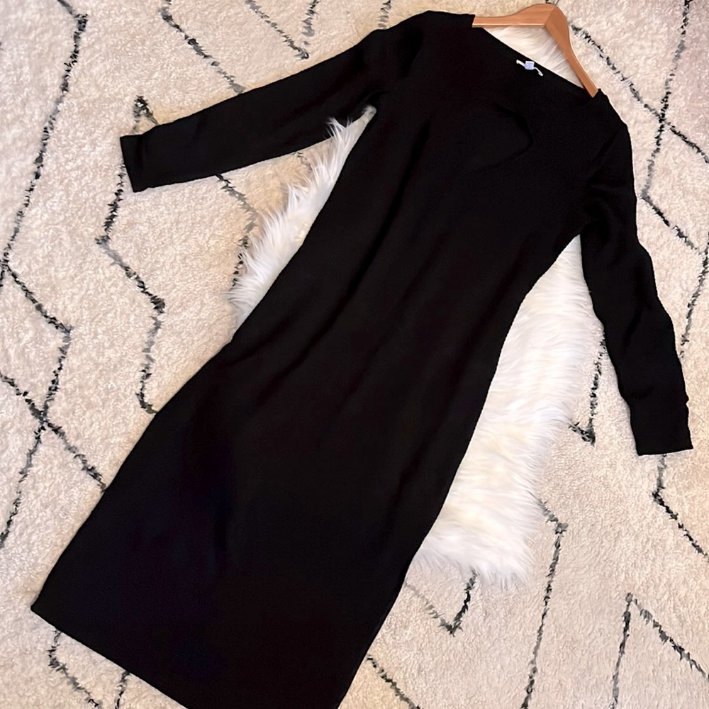 BB DAKOTA Steve Madden, Black Ribbed Bodycon Dress